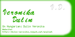 veronika dulin business card
